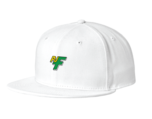 PJ Flat Bill Hat, White