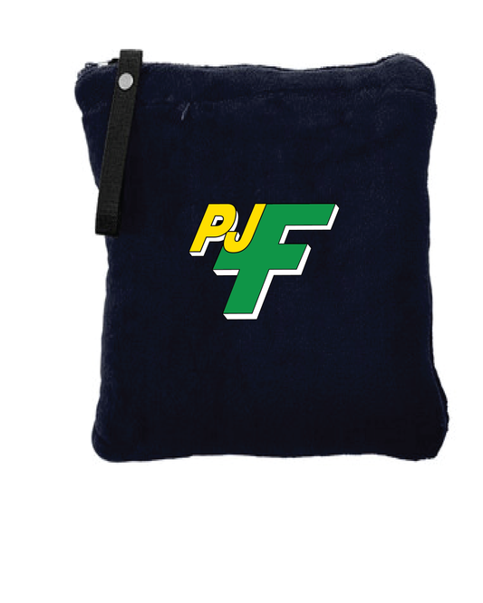 PJ Fleece Travel Blanket / Pillow in One!